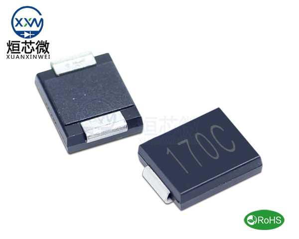 1.5SMC170CA參數,TVS二極管1.5SMC170CA瞬態抑制二極管