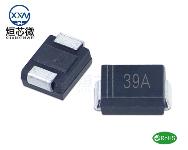 P6SMB39A參數,TVS二極管P6SMB39A瞬態(變)抑制二極管