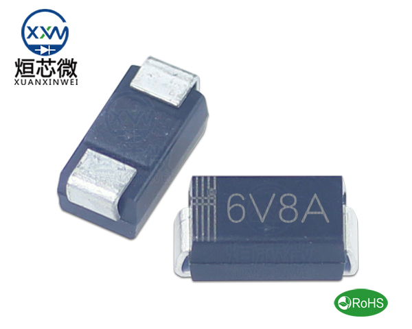 P4SMA6.8A參數,TVS二極管P4SMA6.8A瞬態(變)抑制二極管